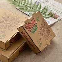 Kotak Kertas Kemasan Pizza Logo Kustom Beli Kotak Pizza Bergelombang Murah Ukuran Berbeda
