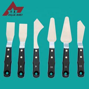 مقبض خشبي كبير من الفولاذ المقاوم للصدأ لوحة سكين/اللوحة سكين/ملعقة - Product Image 5