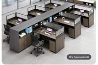 Poste de travail de bureau de haute qualité pour centre d'appels, avec cloison démontable et bureau d'écriture intégré, pour 1 personne