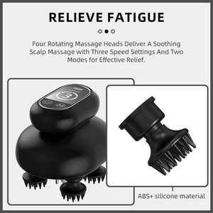 Nowcozy Elektrischer Kopfmassagegerät, Tragbarer Kopfmassagegerät zur Stresslinderung, Wasserdichter Massagegerät mit Aufladefunktion, Geschenk für Sie - Product Image 3