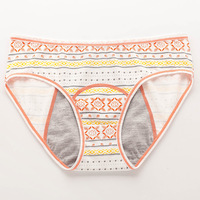 Culottes menstruelles en coton de haute qualité, ensemble de lingerie florale sexy, sous-vêtements menstruels anti-fuites pour femmes, culottes en coton doux et simples