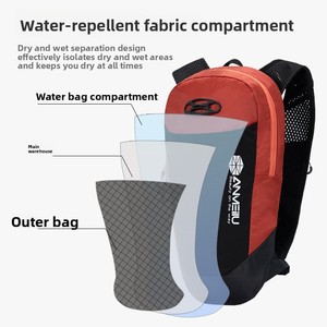 Mochila Ligera Informal para Viajes, Ciclismo, Bicicleta de Carretera, Bicicleta de Montaña, Bicicleta Todoterreno, Bicicleta Acuática, Deportes, Hidratación, Cierre de Cremallera - Product Image 3