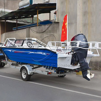 Nouveau design 20 pieds Yacht de pêche de luxe en aluminium Chine 6m bateau à grande vitesse pour les fêtes de famille