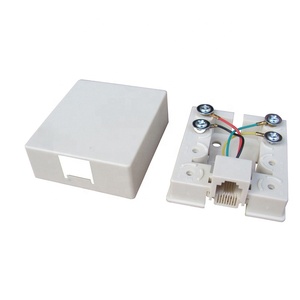 Boîtier de connexion téléphonique RJ11 CAT3 6P4C 1 câble de port fabricant professionnel échantillon prix d'usine gratuit - Product Image 1