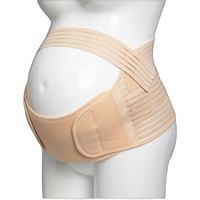 Bande de soutien du ventre en nylon et néoprène élastique réglable ceinture de maternité pour protection grossesse taille XXL