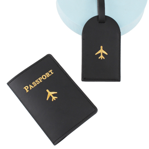 Porta Tarjetas de Color Sólido de PU con Logotipo Bordado Original, Etiquetas de Equipaje Originales para Computadora, Etiquetas de Identificación para Pasaporte con Protección RFID, 14X10cm - Product Image 1