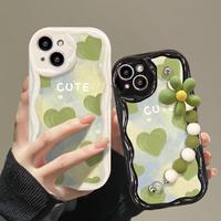 Mignon Couple Style Belle Coeur Conception Téléphone Sangle Silicone Mobile Téléphone Couverture Cas pour Iphone 17 8 Xs 11 12 13 14 15 16 Pro Max