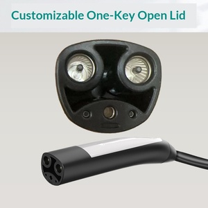 Borne <span class=keywords><strong>de</strong></span> <span class=keywords><strong>recharge</strong></span> murale pour véhicules électriques 11,5 kW 48A NACS, IP66 avec écran couleur. Compatible avec <span class=keywords><strong>Tesla</strong></span>, Ford, Rivian, GM - Product Image 3