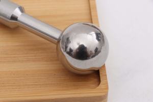 Venta directa de fábrica <span class=keywords><strong>20mm</strong></span> 22mm Bola de acero inoxidable chapada en oro con orificio roscado - Product Image 4