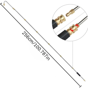 <span class=keywords><strong>Lance</strong></span> d'extension haute pression à connexion rapide 1/4 <span class=keywords><strong>pour</strong></span> nettoyeur haute pression, outil de nettoyage de gouttières de toit - Product Image 5