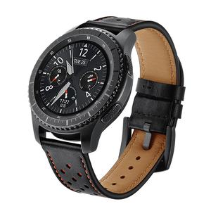 Sostituzione del cinturino del cinturino <span class=keywords><strong>dell</strong></span>'<span class=keywords><strong>orologio</strong></span> in vera pelle fatto a mano da 22mm per samsung galaxy watch 46mm gear S3 - Product Image 4