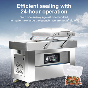 Máquina Selladora al Vacío de Doble Cámara, Selladora Vertical Automática Comercial para Alimentos, Precio Económico de Fábrica DZ400/500/600 - Product Image 3