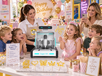 Imprimante 3D de sucre, machine à art sucré personnalisée pour la décoration de mariage, d'anniversaire ou de fête
