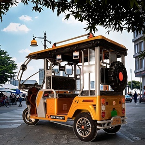 Tertutup 1000w dioperasikan dengan baterai Auto kargo listrik dan penumpang <span class=keywords><strong>4</strong></span> kursi untuk tiga roda listrik penumpang roda tiga - Product Image 1