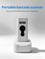 Escáner de Códigos de Barras QR 2D de Largo Alcance H-1801D, Lector Inalámbrico de Inventario para Almacenes, Estándar para América del Norte