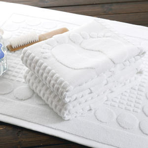 Tapis de <span class=keywords><strong>sol</strong></span> 100 % coton pour hôtel 5 étoiles - Tapis épais antidérapant super absorbant pour salle de bain, toilettes et entrée de salle de lavage - Product Image 5