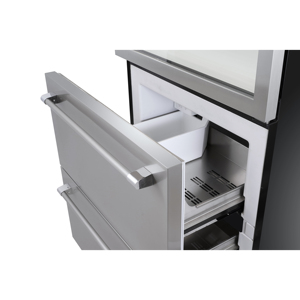 Réfrigérateur commercial encastrable en acier inoxydable certifié UE, porte française, côte à côte, pour foyers et hôtels, Direct Stainless St - Product Image 4