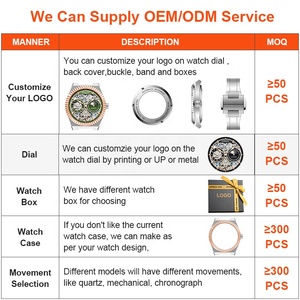 Montres de marque OEM ODM avec boîte, logo personnalisé, squelette automatique, Orologio Tourbillon, montre transparente en acier inoxydable pour hommes - Product Image 4