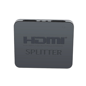 하이 퀄리티 4K 비디오 전송 1 in <span class=keywords><strong>2</strong></span>-out 오디오 멀티 스크린 노트북 TV 박스 3D 블랙 용 스플리터 - Product Image 4