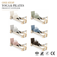 ZENJOY OEM ODM Reformer Pilates complet en bois d'érable personnalisé, équipement de fitness Pilates pour l'entraînement du tronc, pour la maison et le studio