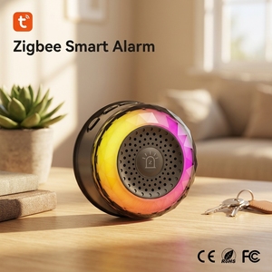 Sirena de Seguridad Zigbee Tuya con Alerta por Voz, 32 Escenarios de Alarma, Sensor de Fuga de Agua, Rotura de Vidrio, Vibración y Manipulación, Compatible - Product Image 1