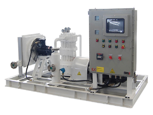 Compresseur de fréon haute pression industriel lourd, monté sur chenilles, à raccordement direct, refroidi par eau, de type piston - Product Image 2