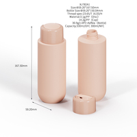 OEM ODM 100ml 200ml 300ml Bouteille en plastique HDPE mate souple à presser pour shampooing et revitalisant, contenant pour soins de la peau et crème capillaire