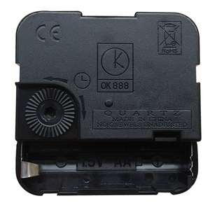 การเคลื่อนที่ของนาฬิกาควอทซ์แบบ <span class=keywords><strong>OK888</strong></span> 1วินาทีพร้อมอุปกรณ์เสริมสามชิ้นรูปทรงสี่เหลี่ยมเพลาพลาสติก - Product Image 4