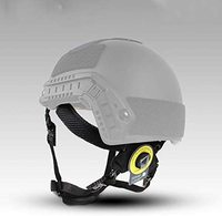 Sangle de mentonnière confortable en nylon à 4 points REVIXUN pour casques tactiques Fast/MICH/IBH, système de suspension X-Nape