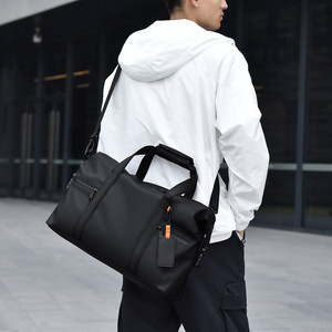 Travel Bag Gray Black Green Unisex Soft Handle Independent Shoe Compartment Leisure Travel Spring 2025 - Product Image 3