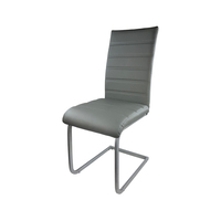 Chaise de salle à manger au design moderne en forme de Z contemporain, chaise de salle à manger en cuir PU personnalisée, restaurant, hôtel, café