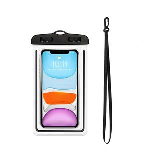 Sacs étanches universels en PVC pour la natation, étui de protection pour téléphone portable, sac pour téléphone portable avec cordon - Product Image 1