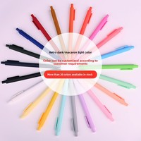 Bolígrafo Retráctil Personalizado con Logotipo, Económico y en Oferta, Multicolor, de Plástico, Promocional, con Bola de Goma