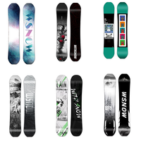 Nueva Llegada, Venta al por Mayor, Tabla de Snowboard Resistente de Madera de Álamo para Carreras, Deportes de Invierno, Diseño Rocker con Doble Camber