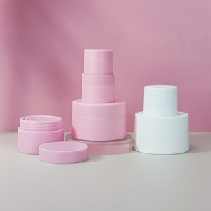 Custom logo 30ml 50ml <b>Plastic</b> Cream pp <b>Jar</b> for Cosmetic Use Empty Packaging Face Cream Hand Cream <b>Jar</b> Luxury Skincare <b>Jar</b> - Product Image 6