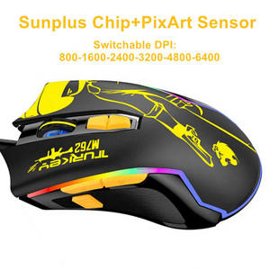 Ratón <span class=keywords><strong>para</strong></span> Juegos Free Drive Pressure Gun - 8 Botones, Recargable por USB, Sensor Óptico con Cable <span class=keywords><strong>para</strong></span> Portátil/<span class=keywords><strong>PC</strong></span> - Product Image 1
