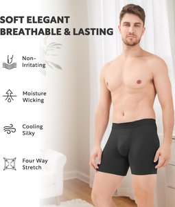 OEM Re-Engineered Men's Underwear Stay-Put Waistband & No-Ride Leg Bands Horizontal Fly Design All-Day Comfort Stretch Fabric - Product Image 5