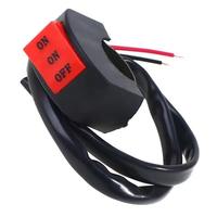 Interruptor de manillar para patinete eléctrico, luz LED delantera, intermitente de emergencia, interruptor de botón modificado universal