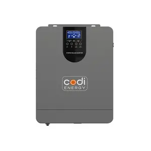 Onduleur solaire hybride 1800W 12V 230V intégré 80A MPPT contrôleur de charge solaire onduleur à onde sinusoïdale pure nouveau chargeur onduleur