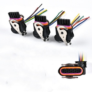 Для <span class=keywords><strong>Bosch</strong></span> 5-контактный автоматический чехол для двигателя стеклоочистителя медный автомобильный жгут проводов для автомобильного двигателя штекер для генератора стеклоочистителей - Product Image 1