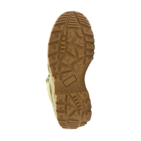 Bottes tactiques de sécurité pour l'extérieur, chaussures de randonnée imperméables en cuir microfibre unisexe, antidérapantes