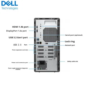 Computadora de Escritorio Comercial Dell OptiPlex 7020MT, Nueva, con Procesador Core I7-14700, SSD 10, Garantía de 3 Años, Windows 10, Gráficos Integrados - Product Image 4