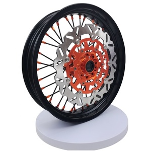 Ruedas de Aluminio Anodizado CNC para Motocicleta Todoterreno EXC <span class=keywords><strong>2022</strong></span> de 17 Pulgadas, Supermoto Racing, Alto Rendimiento, Motard 125-530cc - Product Image 5