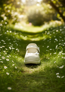 Zoccoli con perle stile Mary Jane, scarpe estive per donne e ragazze, taglia 17, tomaia in plastica morbida e leggera, intersuola in EVA - Product Image 2