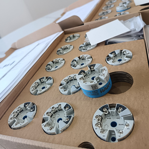 Dispositivo de riel DIN HART de temperatura E+H ITEMP TMT82 con dos entradas de sensor universales SIL 2 para áreas peligrosas ABS ODM - Product Image 2