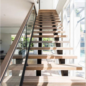 Nouveau Style Quille Centrale <span class=keywords><strong>Escalier</strong></span> <span class=keywords><strong>Droit</strong></span> <span class=keywords><strong>Escalier</strong></span> Décoratif En Bois <span class=keywords><strong>Escalier</strong></span> Prix Usine <span class=keywords><strong>Escalier</strong></span> En Acier - Product Image 1