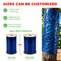 PET Safe Heavy Duty Blauwe Veilige Valrol voor Gunstige Insecten 10cm X 25m Kleefvalrol voor Fruitvliegen Weerbestendig voor Kwekers