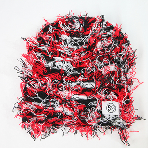 Tùy Chỉnh Mùa Đông Dệt Kim Hat Tất Cả Các Hơn Logo Beanies Chất Lượng Cao Đan Jacquard Faux Fur Beanie - Product Image 5