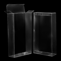 Boîtes cadeaux en plastique PVC transparentes pliables en PET pour savon