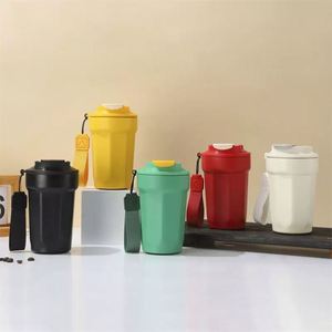Gobelet isotherme à double paroi en acier inoxydable de 12 oz, design moderne, flacon isotherme - Product Image 1
